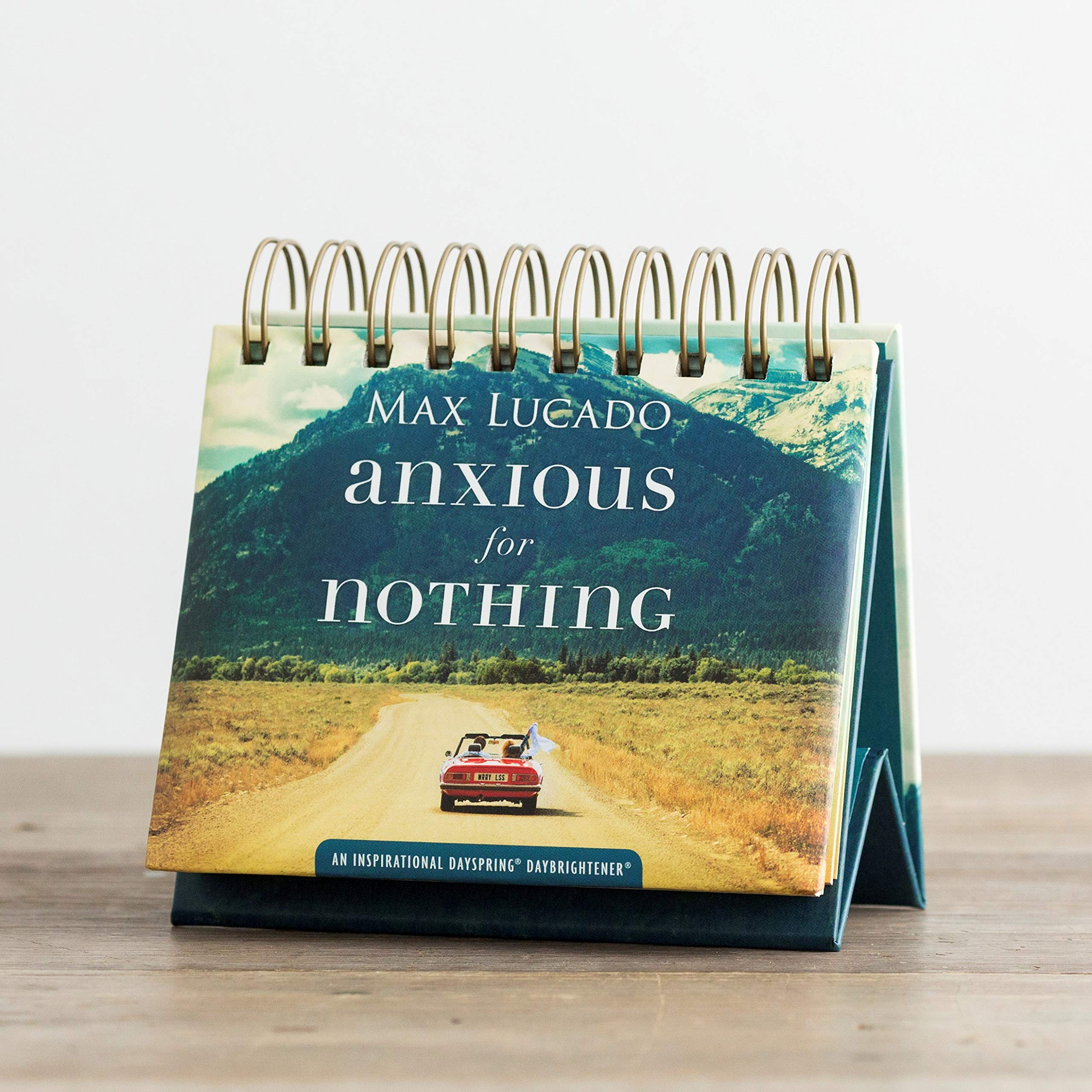 DaySpring - Max Lucado - Anxious for Nothing - An Inspirational DaySpring DayBrightener - Perpetual Calendar (10174) - Image 2