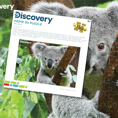 Miniatura 5 de Prime3D Rompecabezas de koala de 150 piezas para adultos, adolescentes, niños a partir de 6 años  Imagen fotográfica de alta resolución  Producto