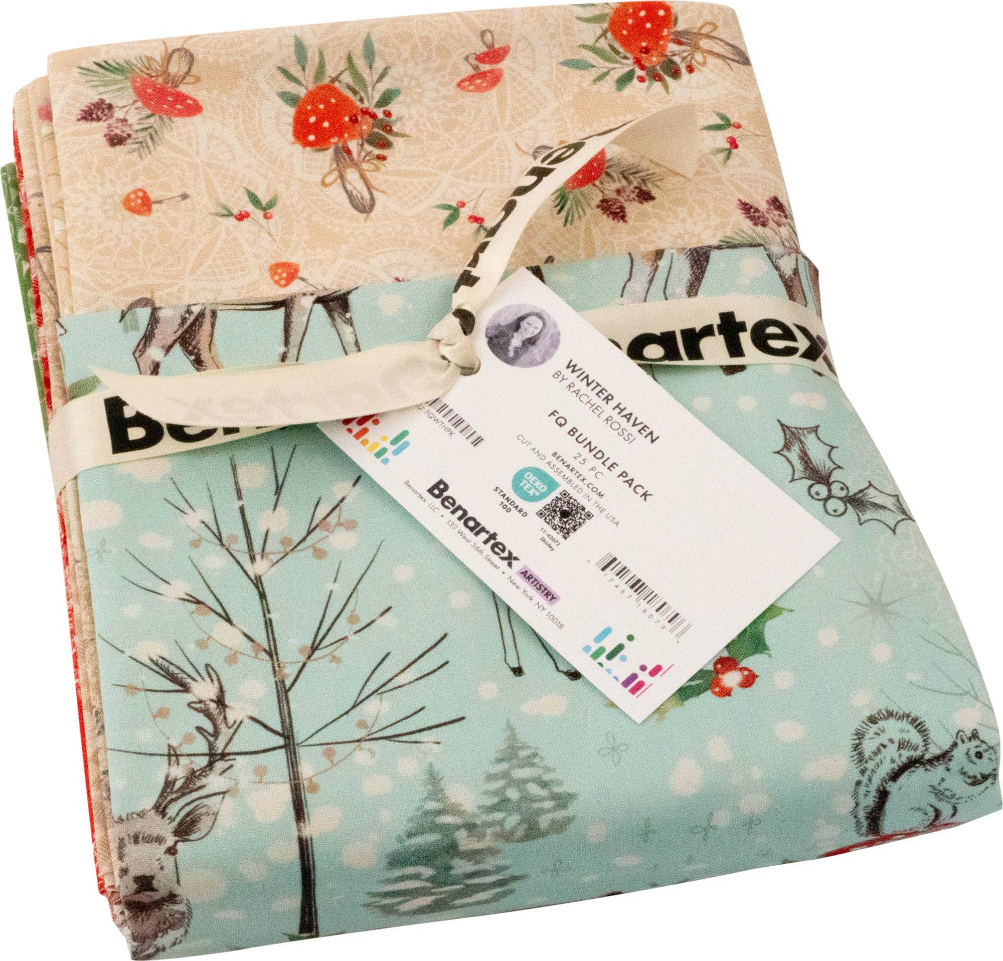 Rachel Rossi Winter Haven 25 Fat Quarters Benartex