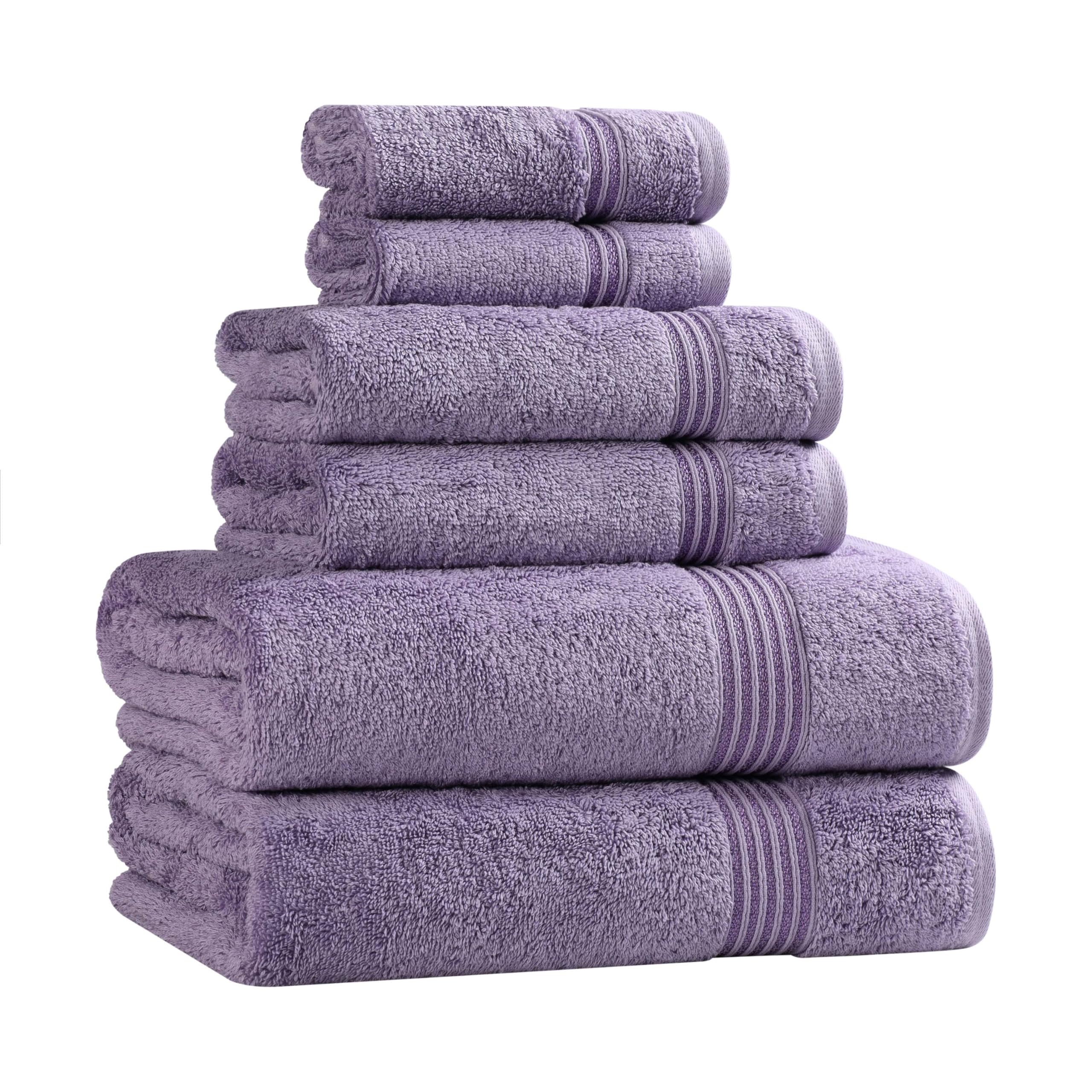 Superior Egyptian Cotton 6-Piece Towel Set, Bathroom Essentials, Towels For Bathroom, Apartment, Airbnb, Guest Bath, Face, Hand, Bath Towels,
