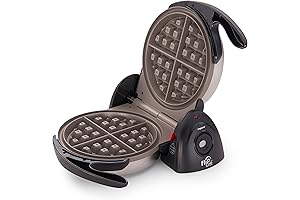 Presto FlipSide Belgian Waffle Maker for Perfectly Crisp and Fluffy Waffles
