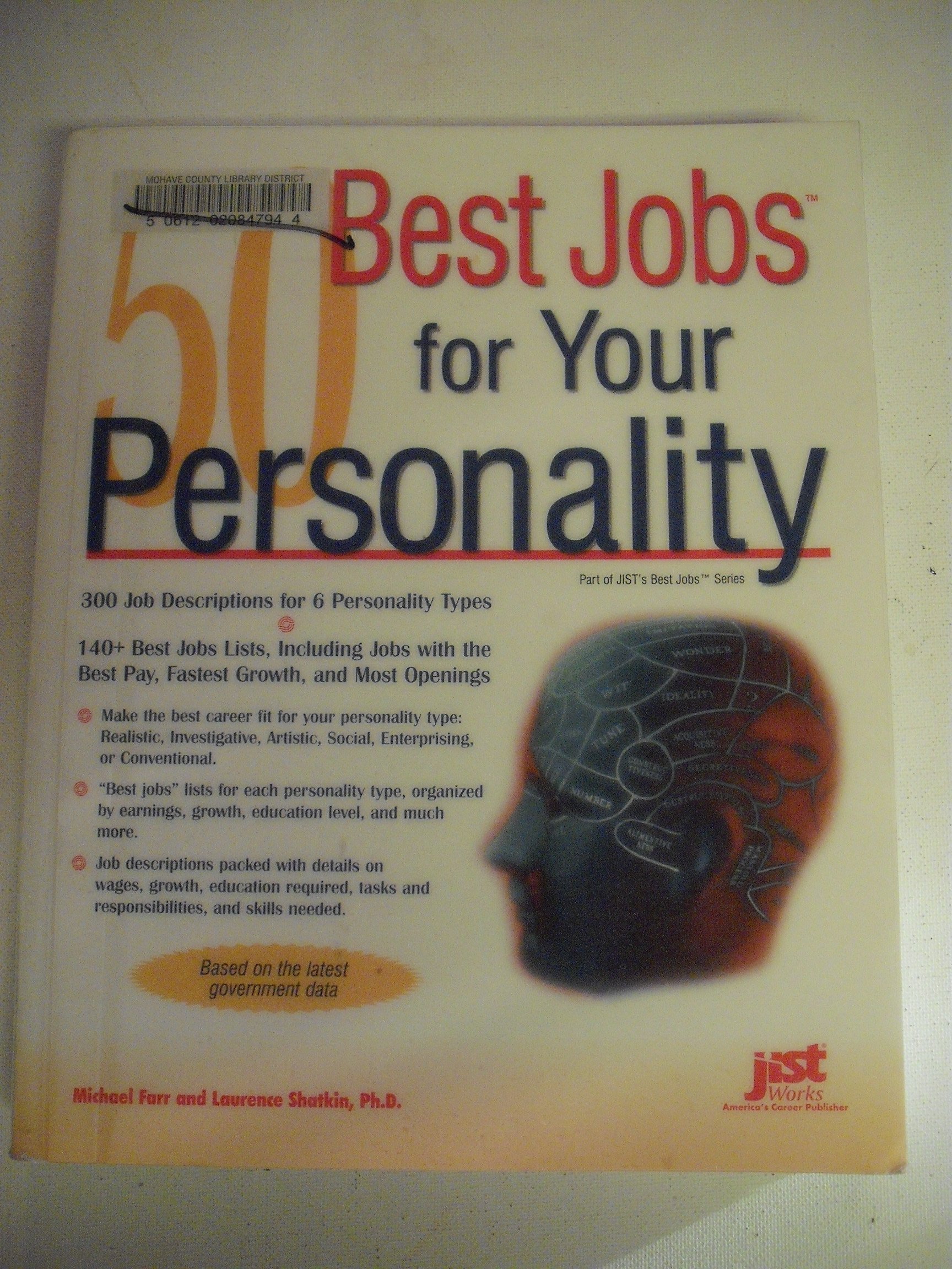 Buy 50 Best Jobs For Your Personality — BookShops.in