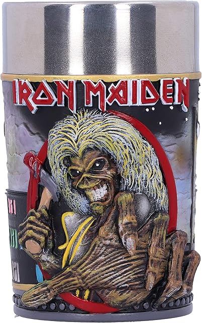 Nemesis Now Officially Licensed Iron Maiden The Killers Eddie Album Shot Glass, Black