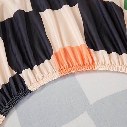 Miniatura 4 de LiveGo Funda para sofá modular en forma de L 2 piezas elástica 3 plazas protector de muebles con 4 fundas de almohada para sala de estar mascotas y