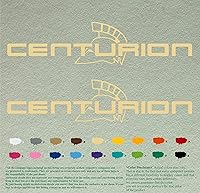 Vista 3 de Centurion - Juego de 2 calcomanías de vinilo de repuesto compatibles con motor fuera de borda (12 pulgadas, blanco 010)