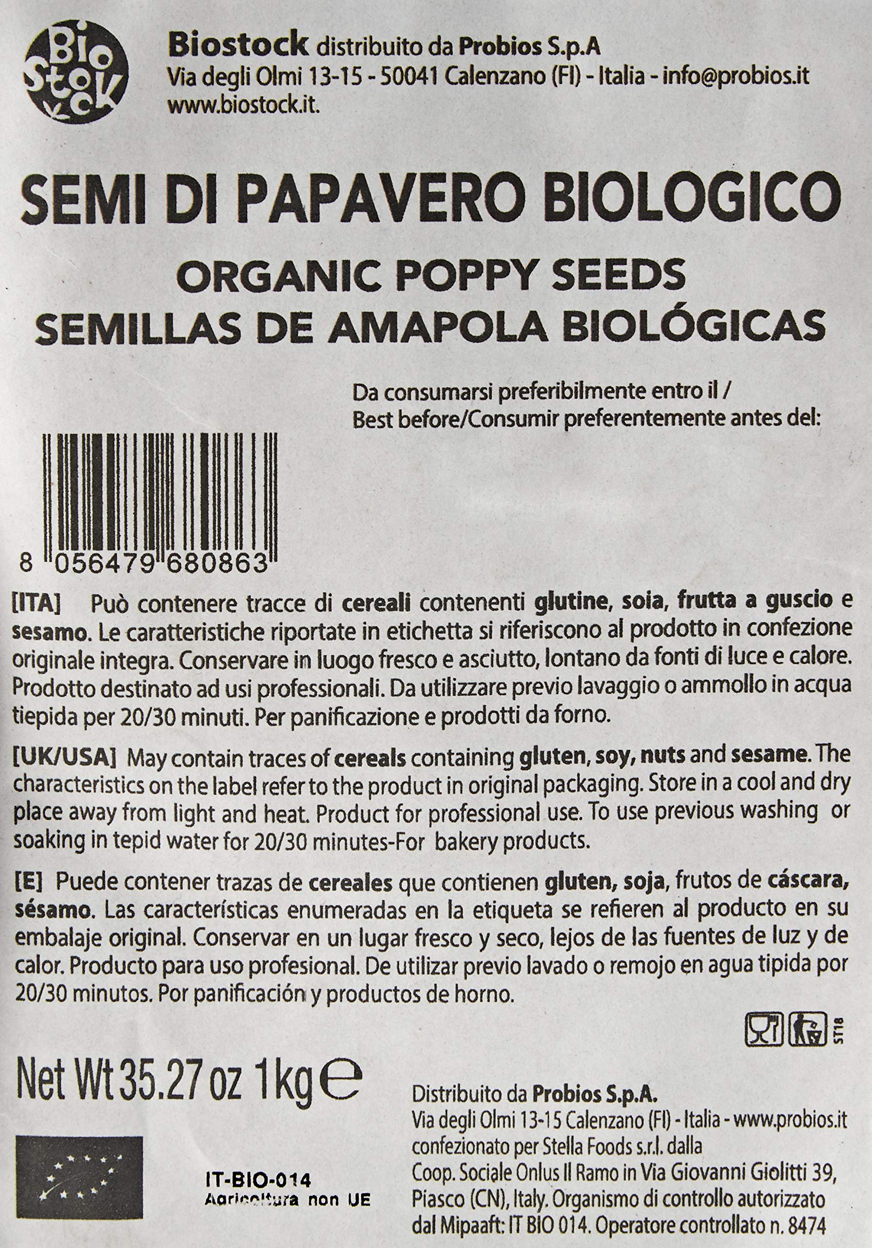 Probios Semillas de amapola 1kg bio