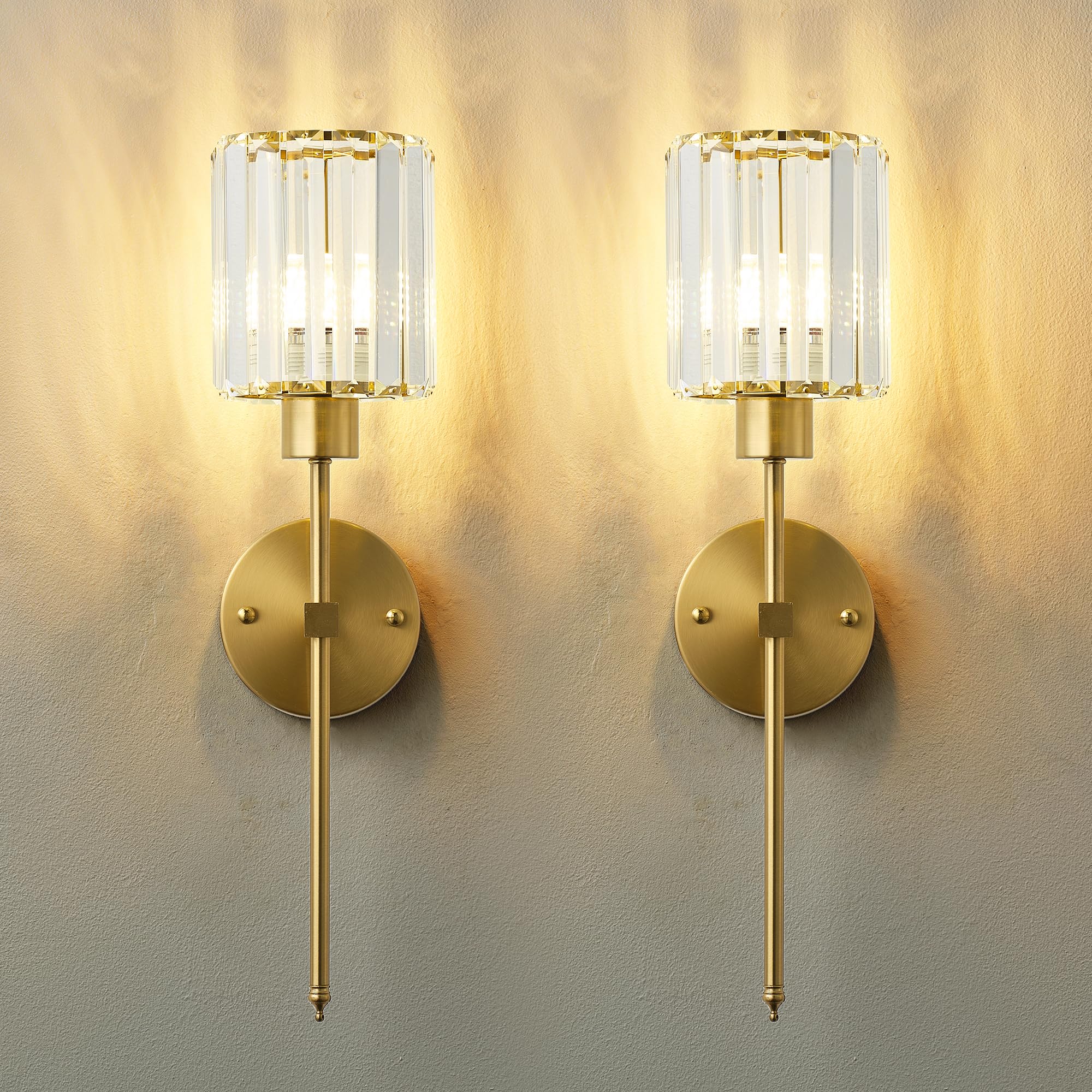 Photo 1 of KARTOOSH Set of 2 Crystal Wall Sconces