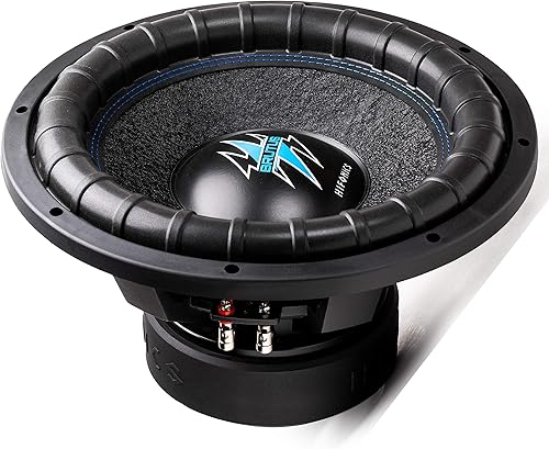 Miniatura 5 de Hifonics BRW12D2 - Subwoofer de audio para automóvil Brutus de 2000 vatios de 12 pulgadas con calibre pesado, recubrimiento en polvo, canasta de