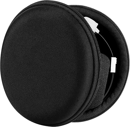 Geekria Shield - Funda para auriculares compatible con Koss Porta Pro PP, Sony Xperia Ear Duo True, bolsa de transporte de viaje de repuesto (negro)