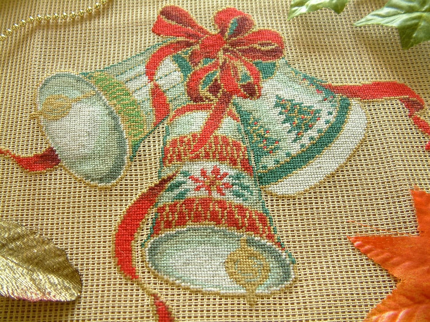 French Country Blue Morning Glory Hummingbirds Needlepoint Canvas Preworked