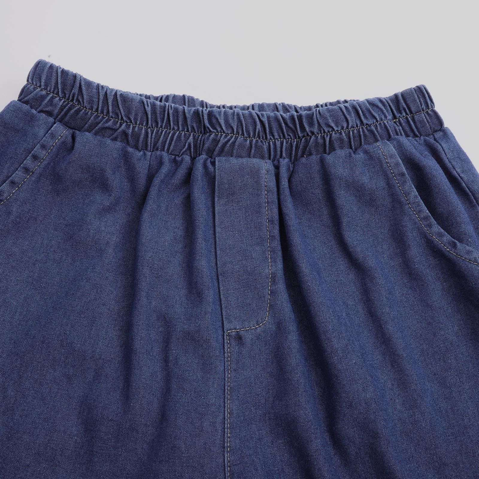 Generisch Conjunto de verano de dos piezas para mujer, conjunto de muselina, elegante, pantalones cortos, plisados, dos piezas, elegante, ropa deportiva Giyim Ikili Takim