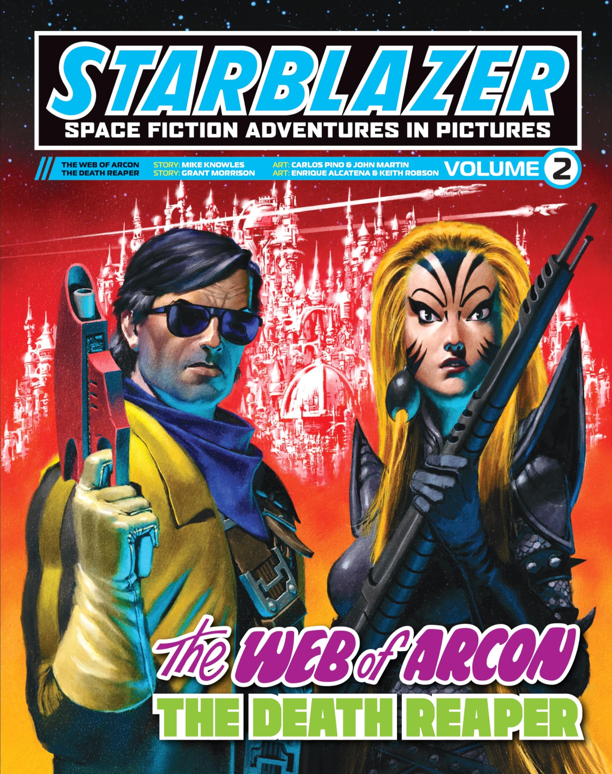 Starblazer: Space Fiction Adventures in Pictures  by Grant Morrison PAPERBACK