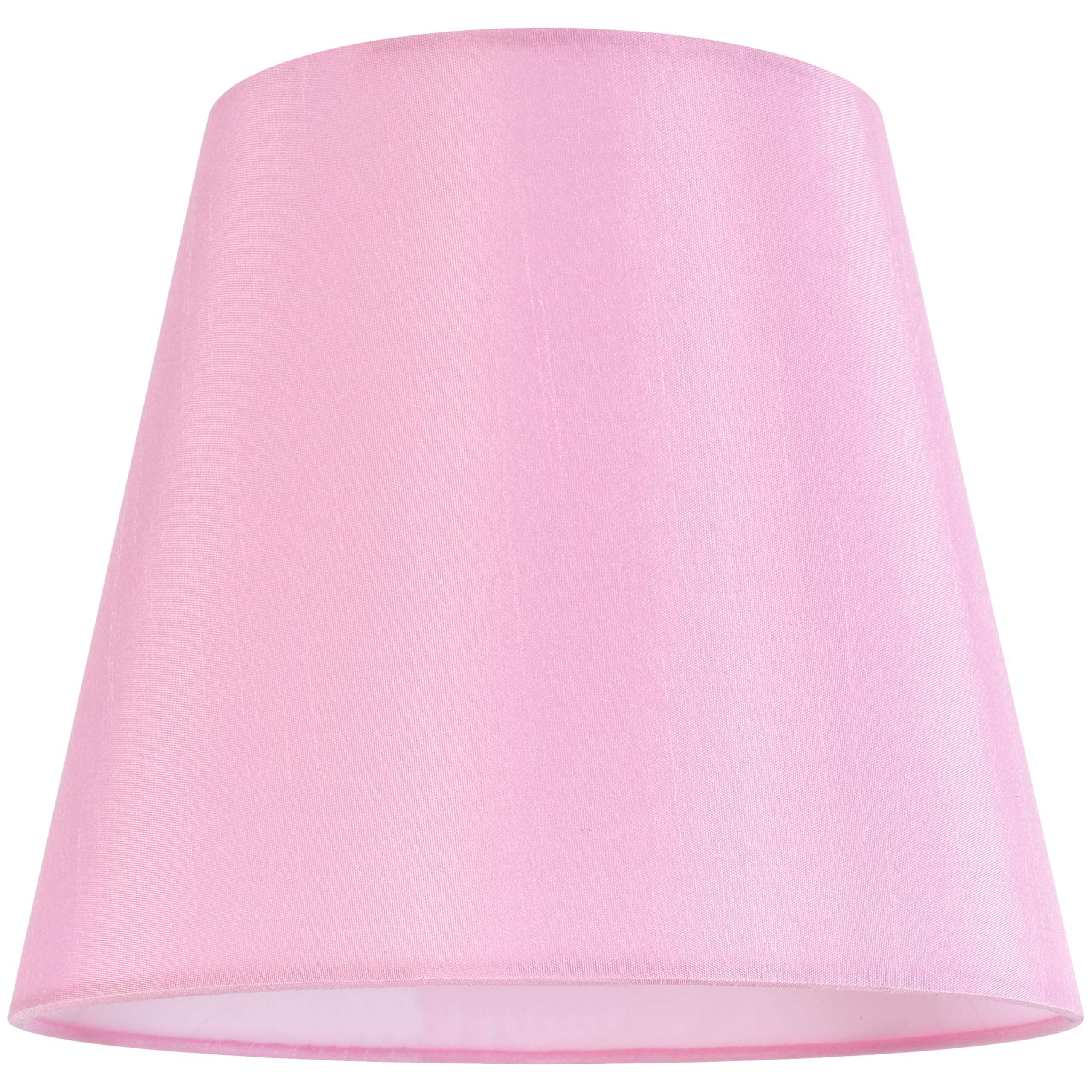 GO&SO Set di 6 paralumi per lampadario, lampadina a clip, 10,2 x 15,2 x 12,7 cm, tessuto rosa | Paralume piccolo per sostituzione lampade da tavolo,Per applique da parete soggiorno,Elegante paralume