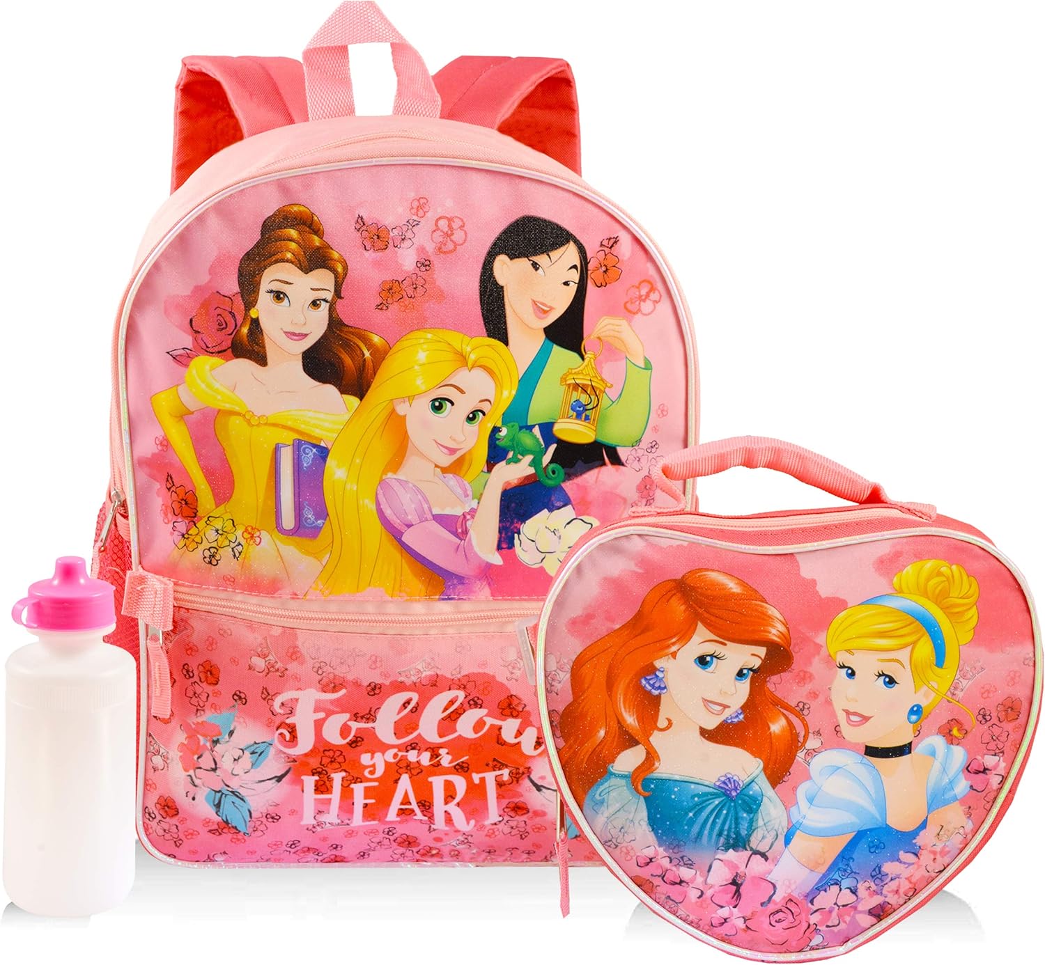 disney princess backpack set