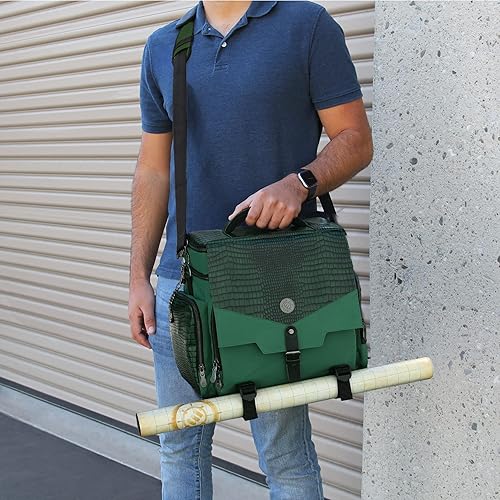 Miniatura 6 de ENHANCE Collector's Edition RPG Adventurer's DND Bag  Dragon Hide Bolsa de RPG de viaje exterior con caja de almacenamiento de miniaturas de mesa,