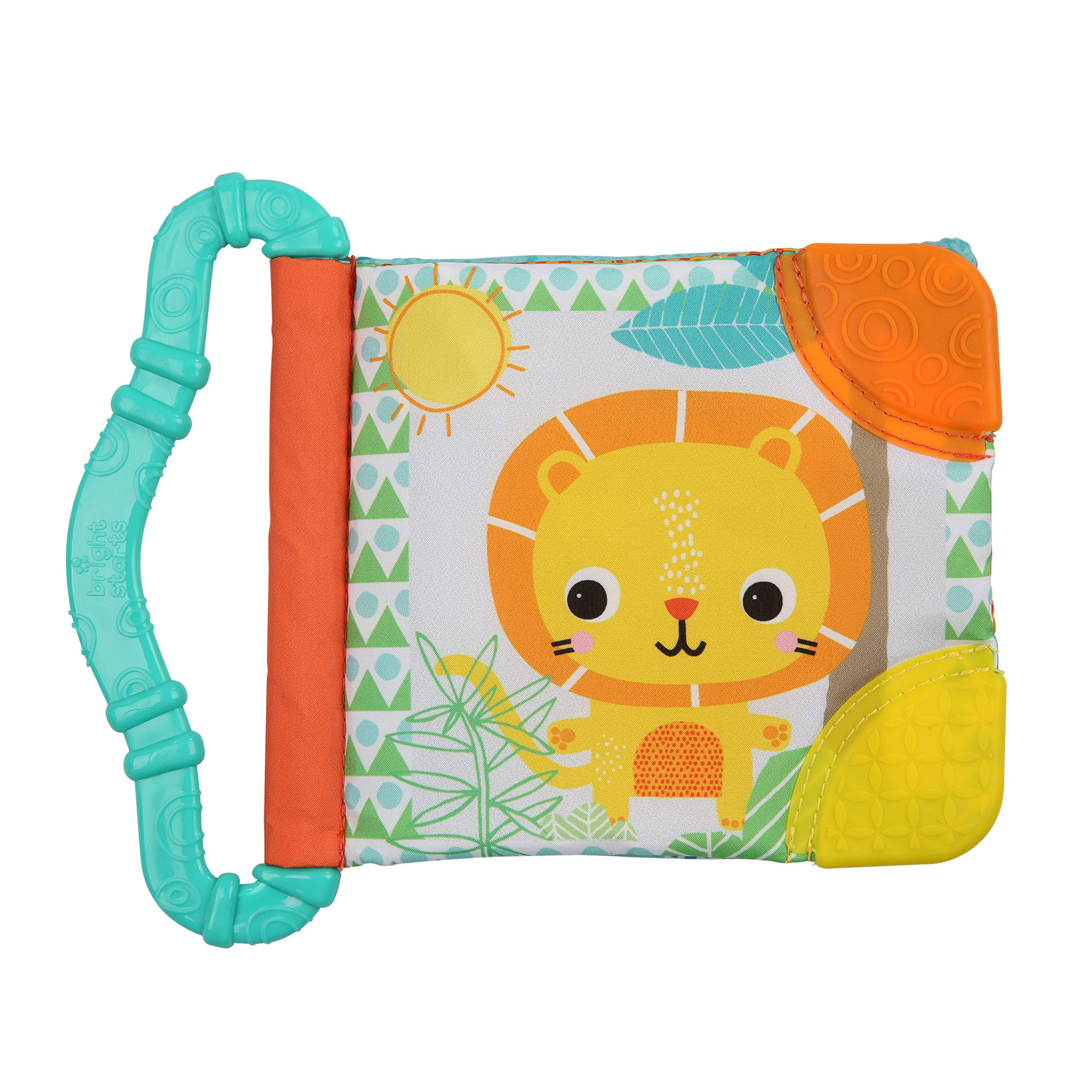 Bright Starts Teethe & Read Soft Book Toy, Ages 3 Months +