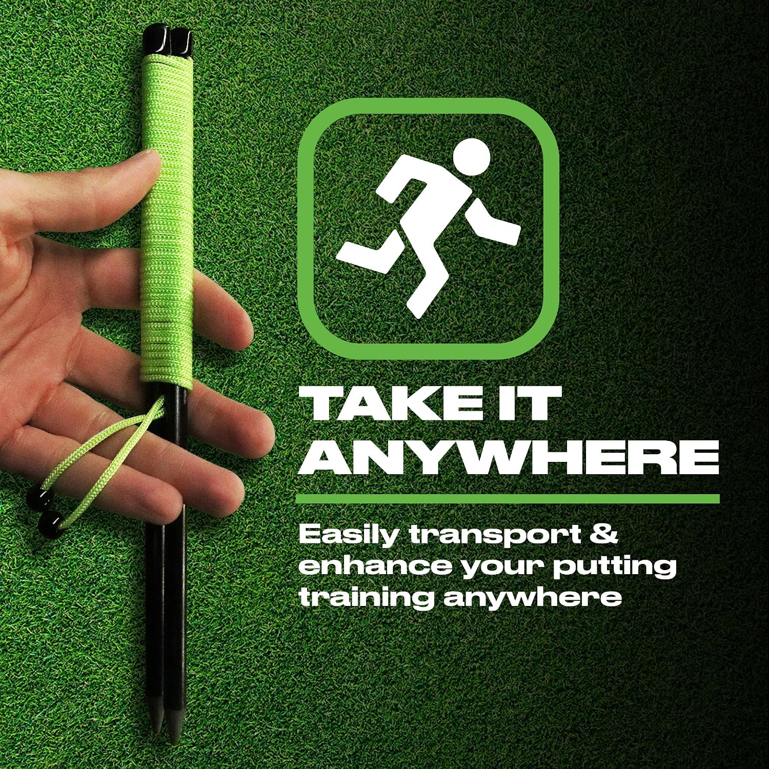 Back 2 Basics Golf Training Accessories, Stroke Control Accuracy Practice | Precision Start Line, Indoor Outdoor Use, Portable Design, All Skill Levels, Consistent Roll