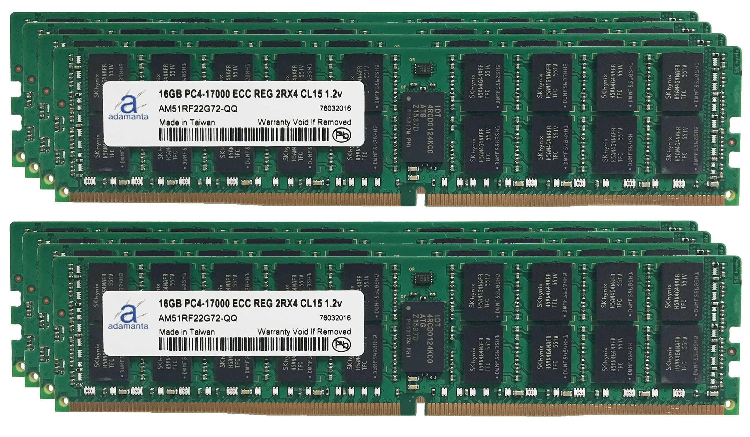 Adamanta 128 GB ( 8 x 16gbSupermicro用サーバーメモリアップグレード