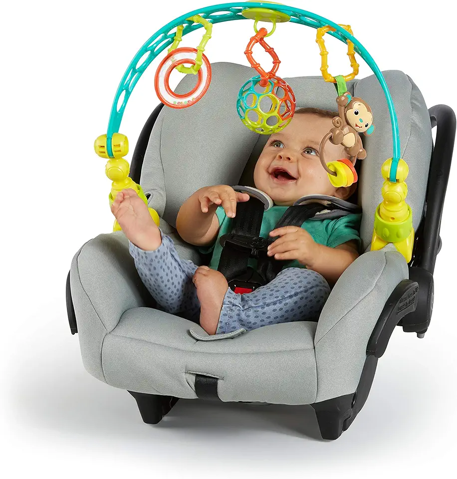 Bright Starts OBall Flex &#x27;n Go Activity Arch Stroller or Carrier Take-Along Toy, Ages Newborn +