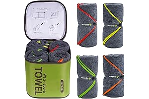 4 Pack Bogi Towel, Quick Dry Camping Travel Towel