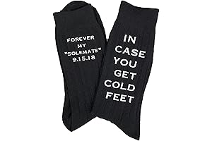 Wedding Socks: Personalized Groom Gifts just in case you get cold feet