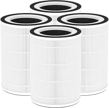 4 Packs Kilo Filter Compatible with Afloia Kilo, KILOPLUS, KILOPRO, MIRO,MIRO PRO and MORENTO MR-Kilo, Kalo, 360 3-Stage Filtration