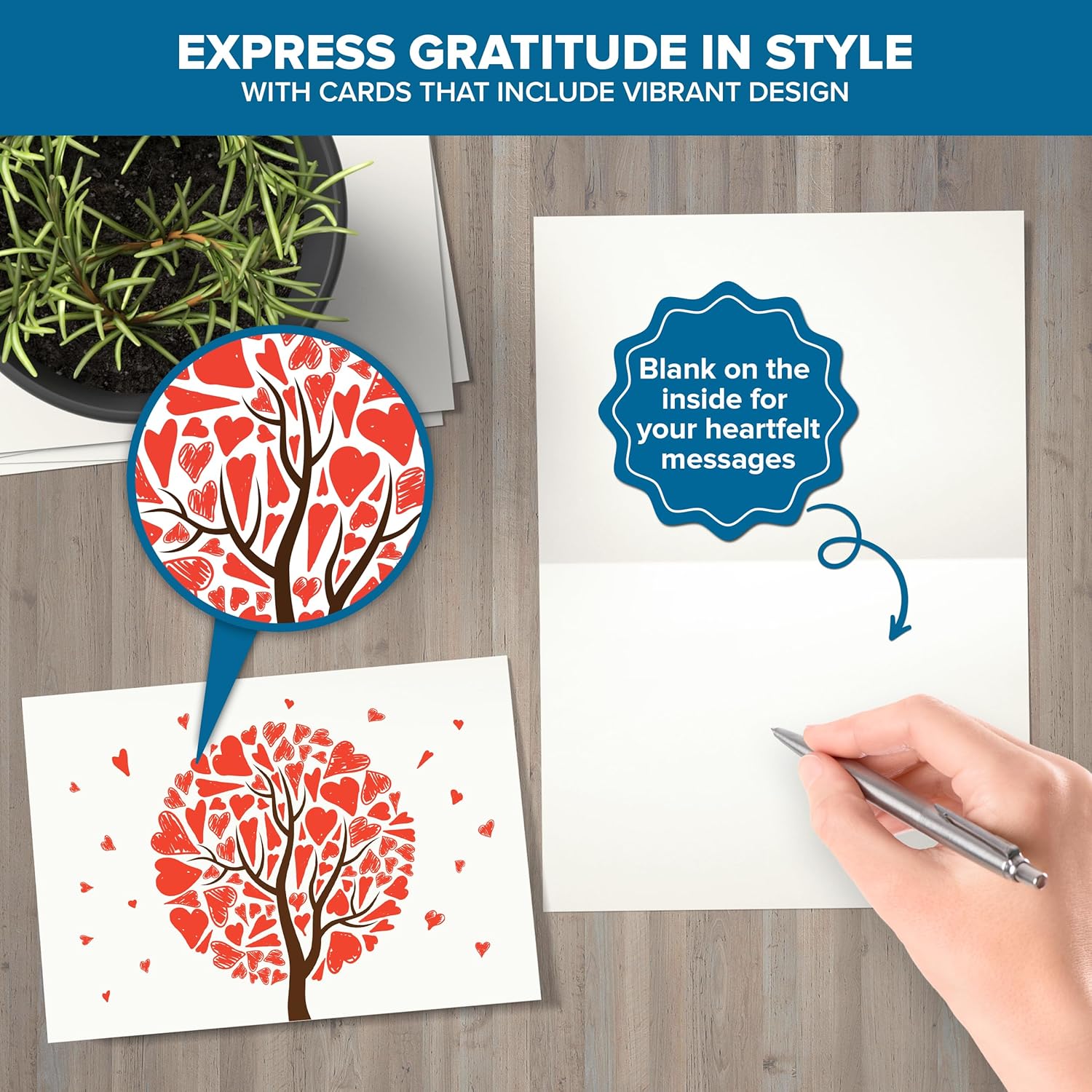 Decorably 24 Pack 6x4in Assorted Blank Cards with Envelopes and Stickers, 24 Unique Colorful Designs for Kids and Adults, Friends & Loved Ones - All Occasions Gifting, Mailing - Image 4