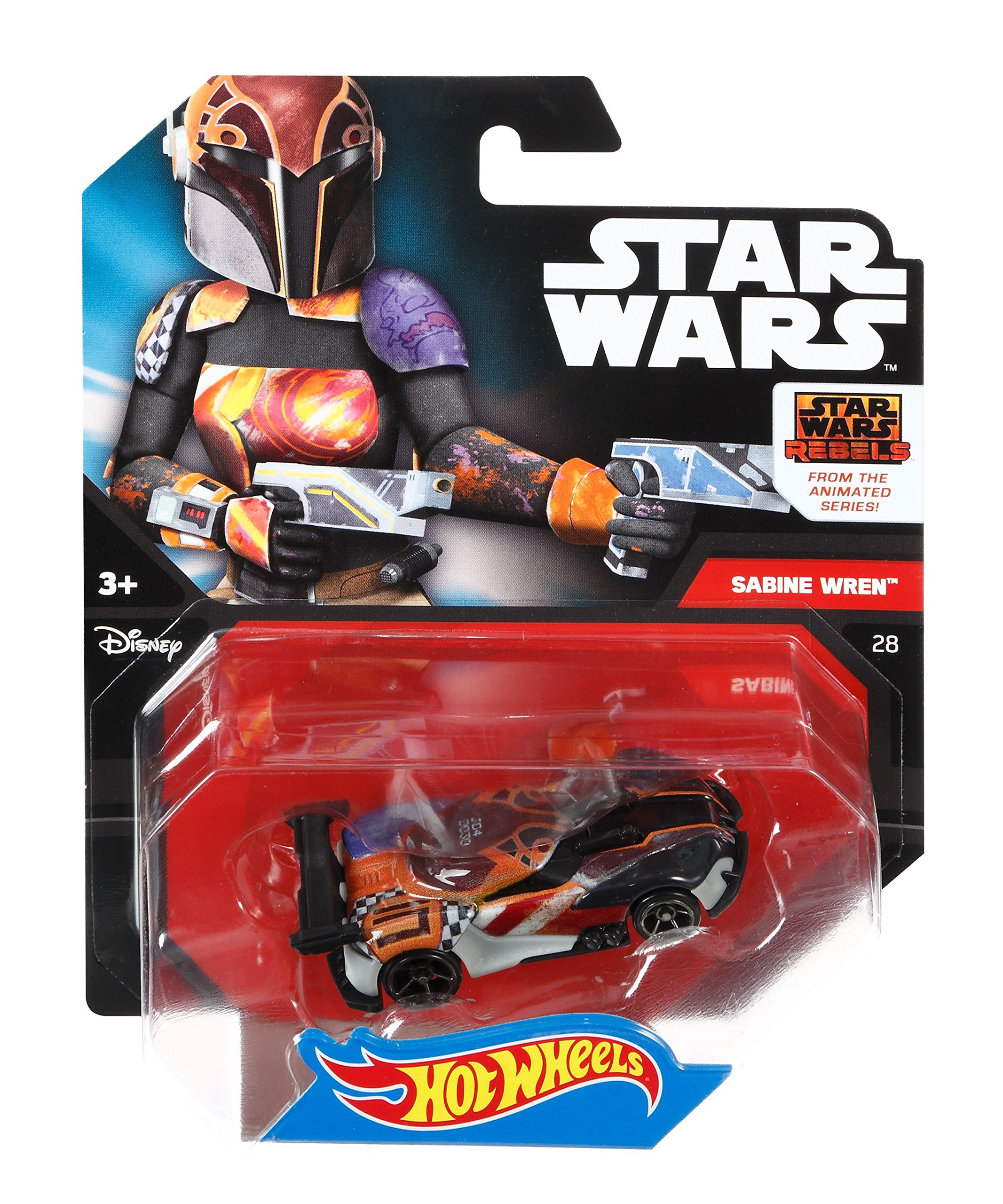 Amazon.com: Hot Wheels Star Wars Character Car, Sabine : Toys & Games