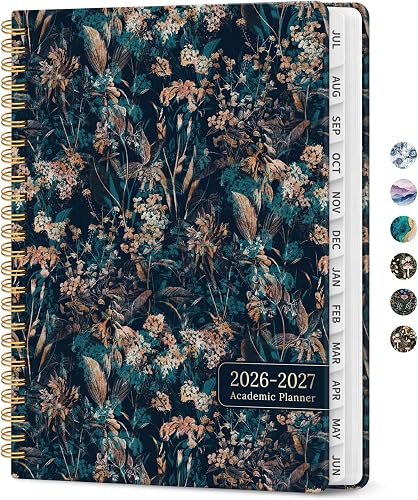 Planner 2026-2027, Jul 2026-Jun 2027 Academic Monthly & Weekly Planner