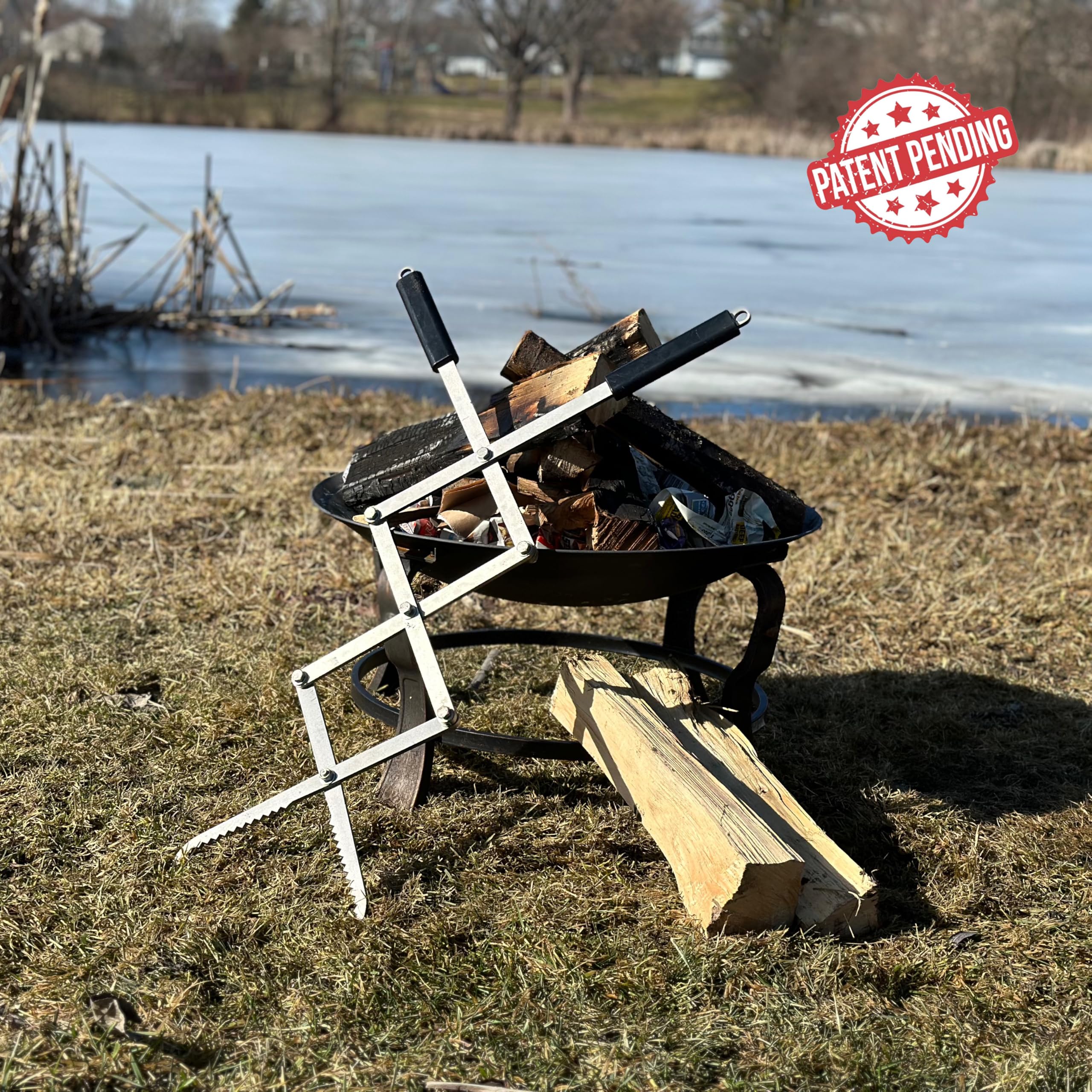 Pince à Bois 70cm Acier Forgé - Pour Poêle, Cheminée, Barbecue - Kibros CHPINC70 - Attiser Et Soulever