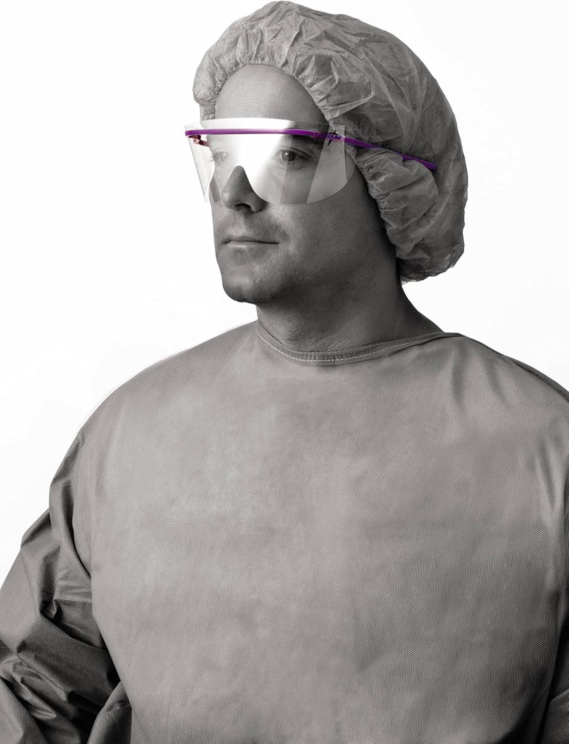 Medline Eyewear with Assembled Frame and Lens, Assorted Colors, Durable, Case of 50