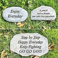 Vista 27 de Zatanmulo Piedra conmemorativa personalizada para mascotas, piedra conmemorativa de jardín personalizada, lápida de perro, lápida de gato, placa