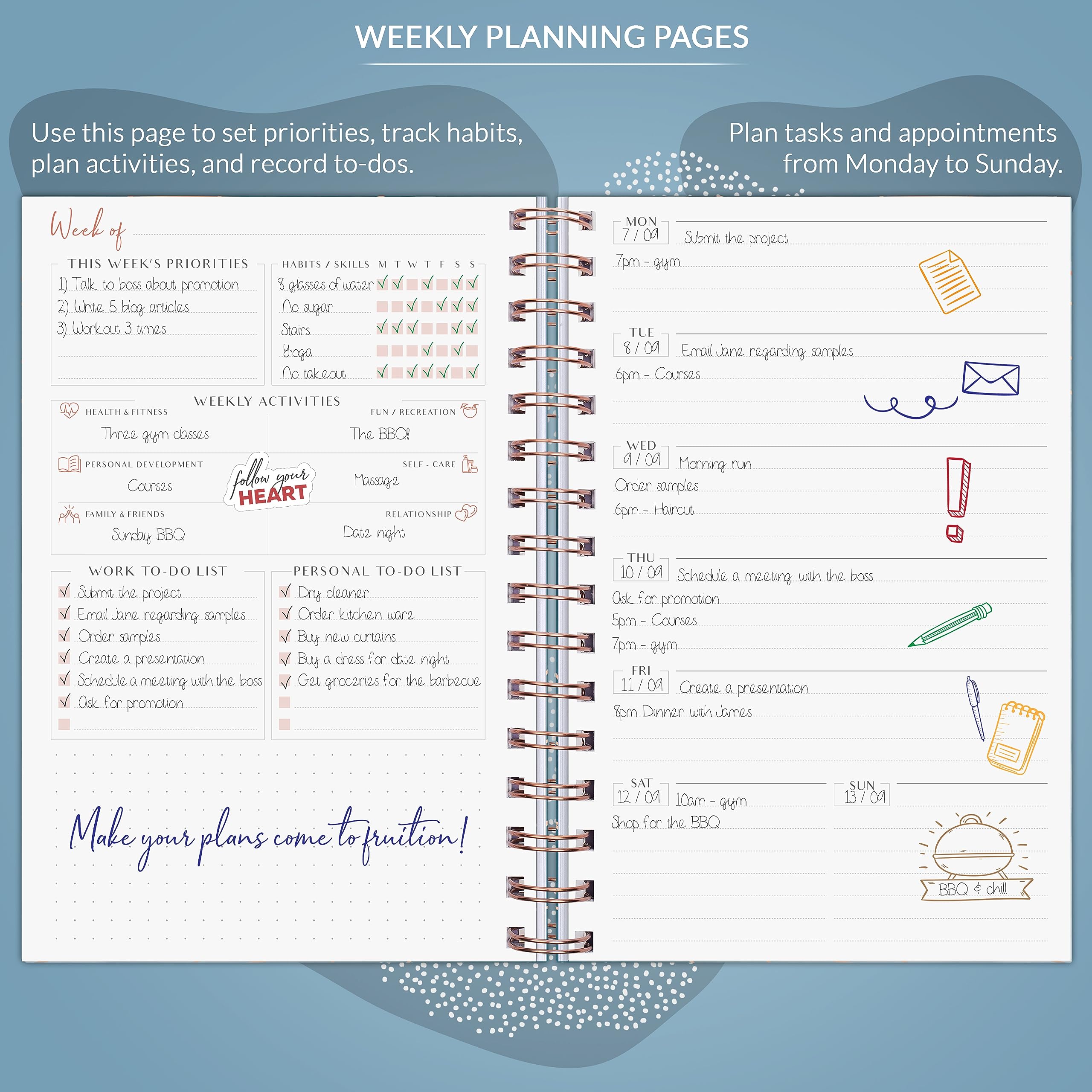 Snapklik.com : PLANBERRY Weekly Planner Undated Life Organizer & Budget ...