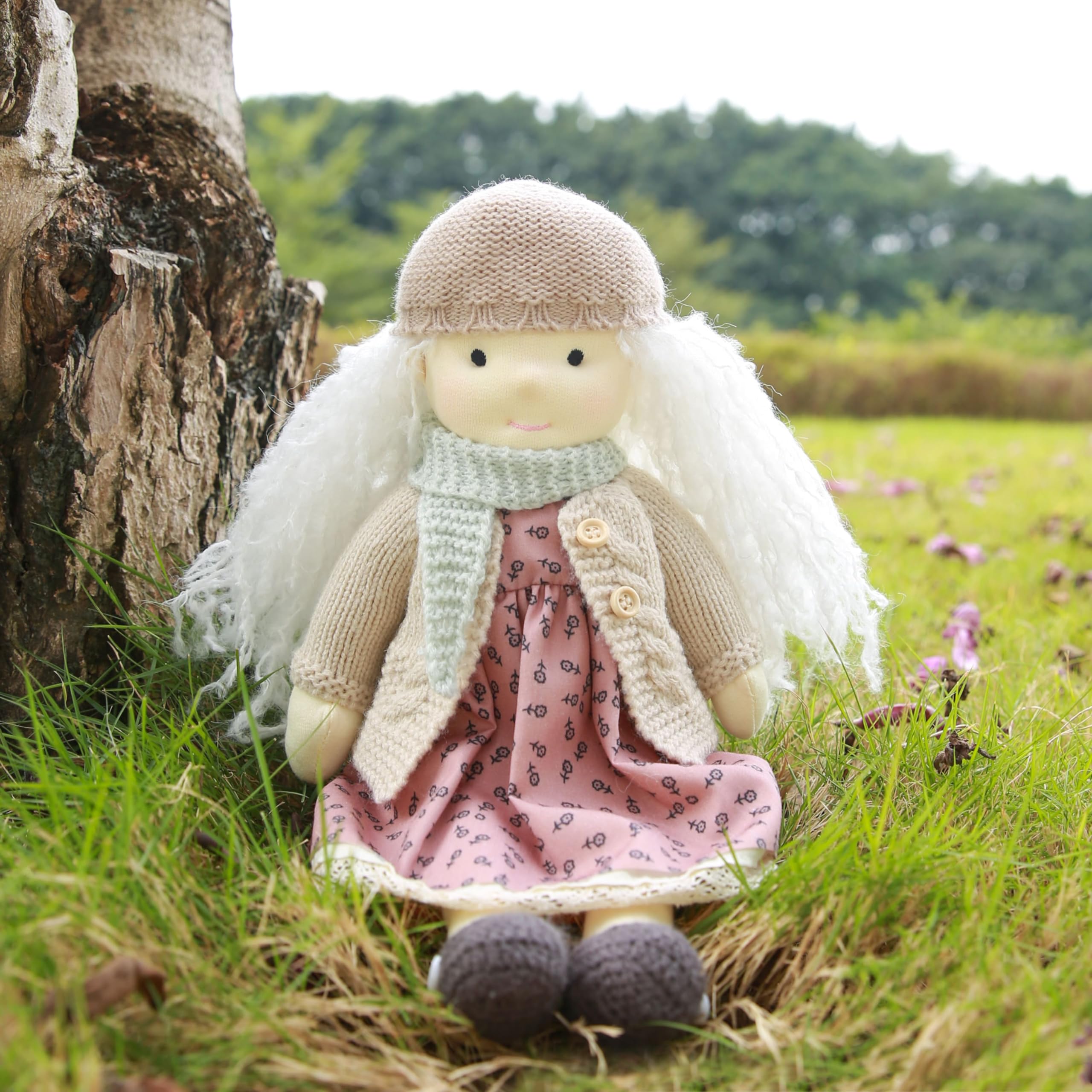 Amazon.co.jp: BlissfulPixie ウォルドルフ人形 手作り人形 Waldorf