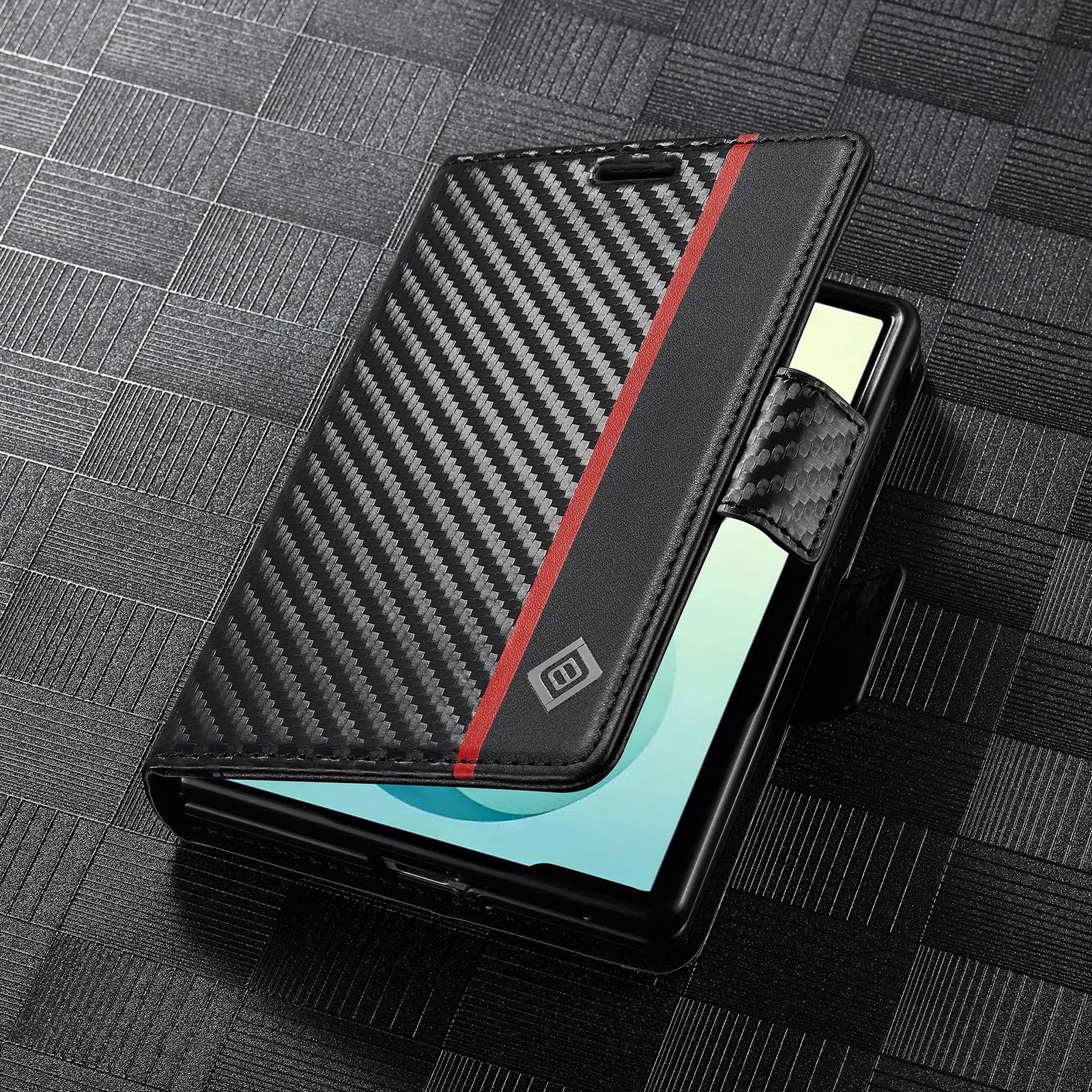 Portafoglio Cover per Samsung Galaxy Z Fold 8, Chiusura Magnetica