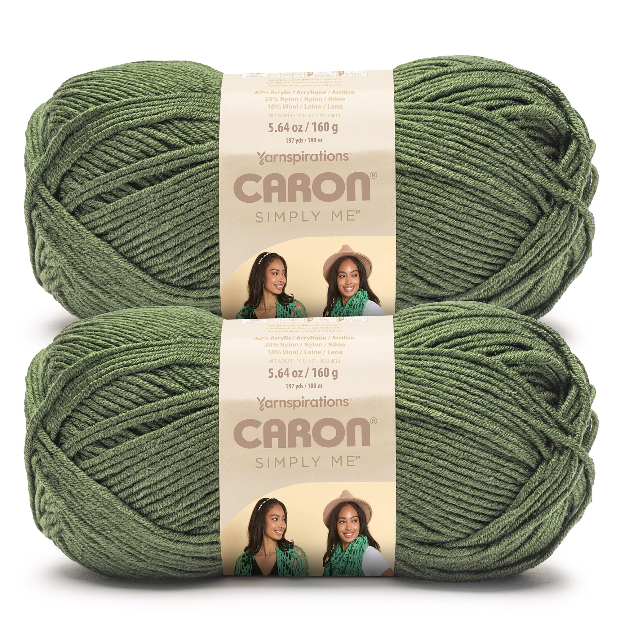 Fil péridot Caron Simply Me pour tricoter un plaid de salon cocooning