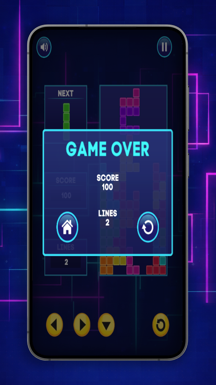 Cyber Block Drop – Neon Block Puzzle & Brain Challenge Game for Fire ...