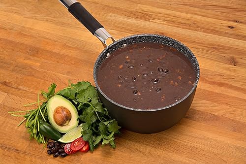 Miniatura 6 de DaTerra Cucina - Paquete de inicio antiadherente de 2.6 cuartos de galón, 9.5 pulgadas, 5 cuartos de galón  Cacerola con tapa, sartén y horno