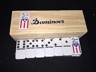 latinos r us Puerto Rico Domino Set -Flag
