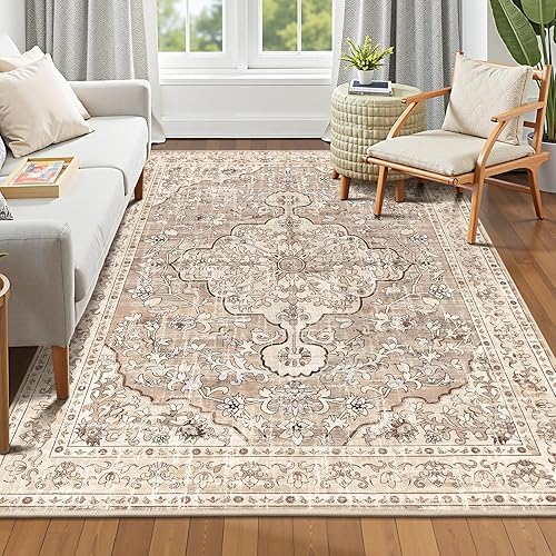 Miniatura 75 de Pauwer Tapete bohemio vintage para pasillo de 2 x 8, lavable, antideslizante, estilo rústico, para lavandería, cocina, baño, dormitorio