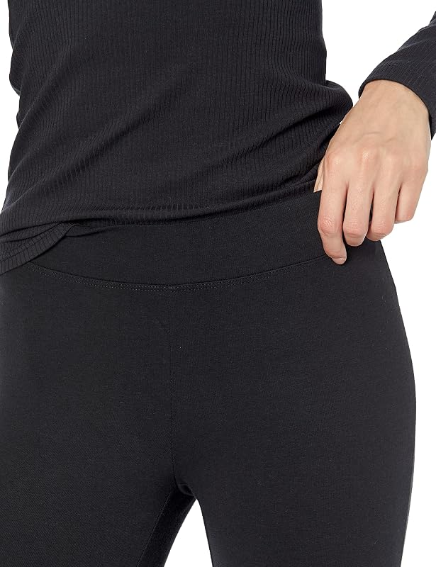 Amazon Essentials Women's Soft Leggings, Black, Small image 3