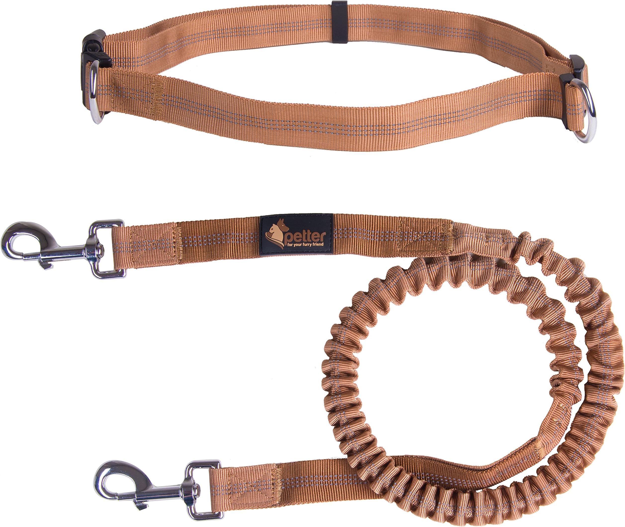 Petter Bungee Dog Hands-Free Leash & Body Strap Up To 150 Lb Large Breeds