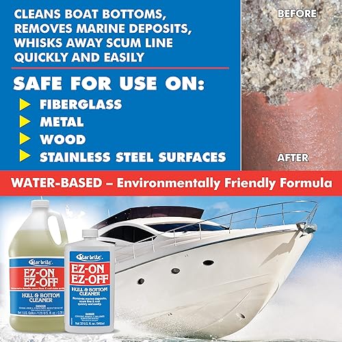Miniatura 4 de Star brite E-Z On E-Z Off Boat Bottom Limpiador de casco, 32 oz