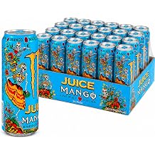 Ultra Energy Juice, 24 CT, Mango Loco, Superior Energy Drink, Energy + Juice 16 fl oz Cans