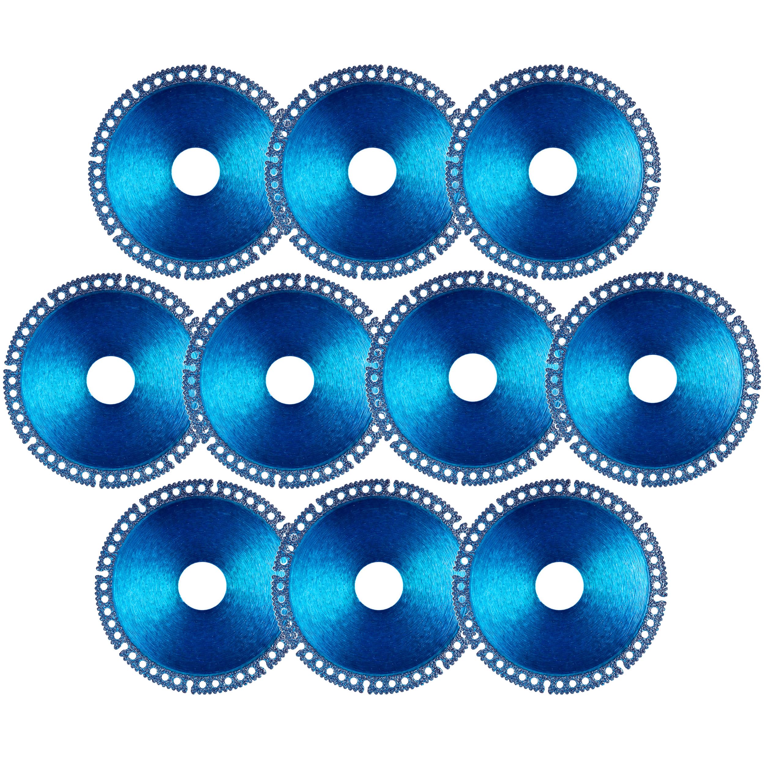 Confezione da 10 dischi indistruttibili da 10 cm per smerigliatrice, disco da taglio indistruttibile 2,2 per smerigliatrice angolare da 7/8" (modello 125) per taglio liscio, smussatura,