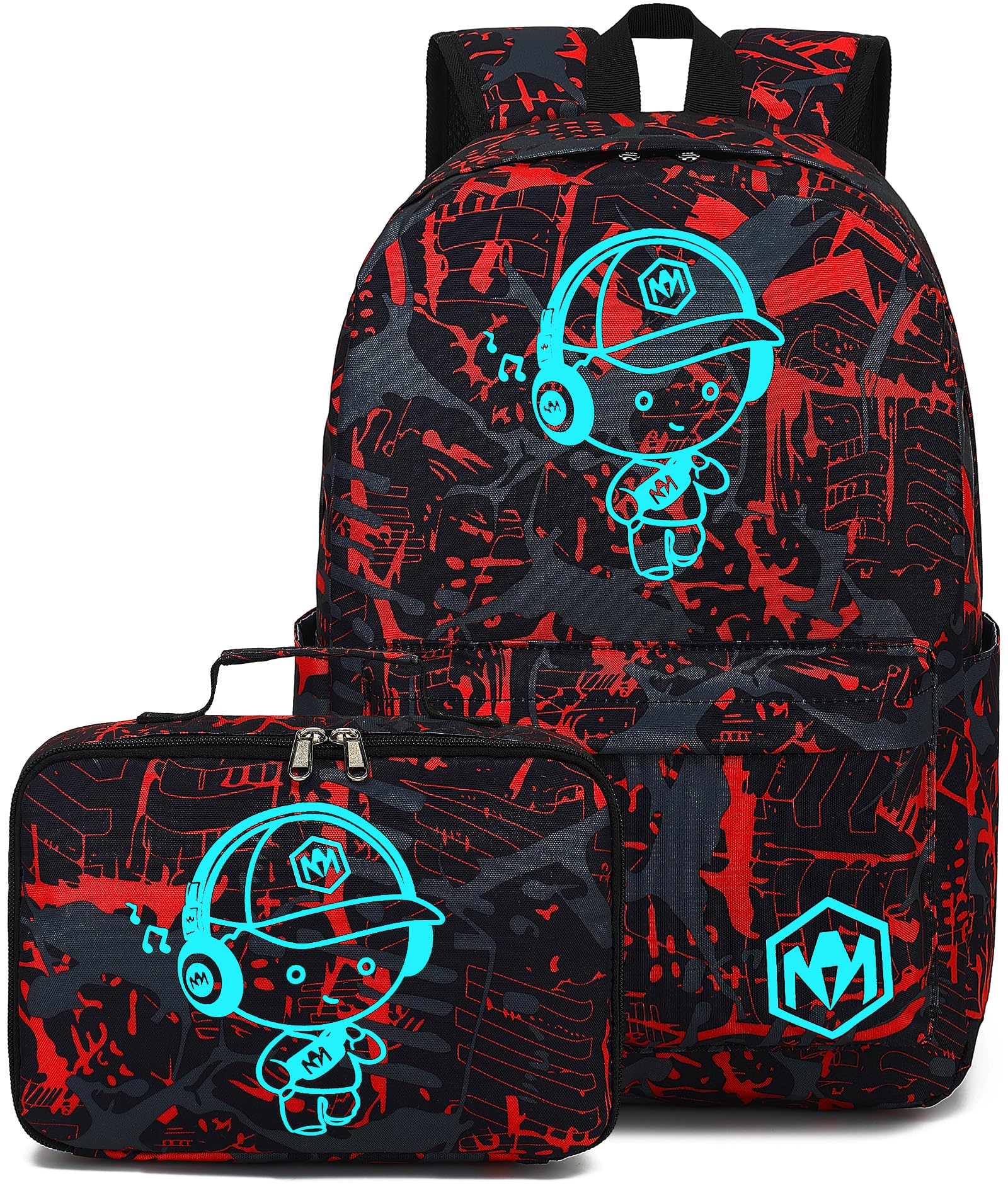 Bluboon Preschool Backpack Kids Kindergarten Backpack With Lunch Box School Book Bags for Elementary Primary Schooler