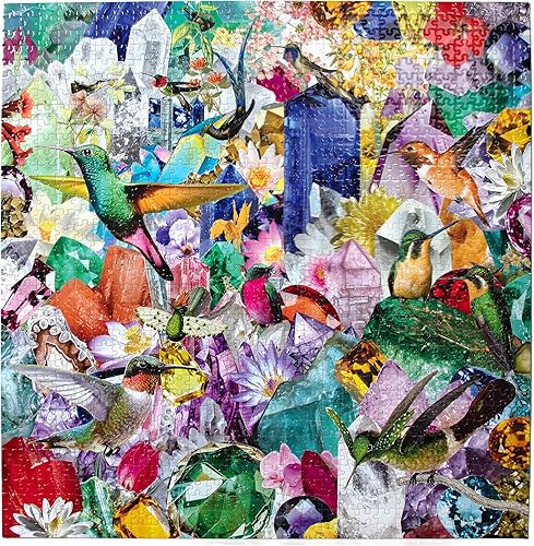 Miniatura 3 de eeBoo: Piece and Love - Rompecabezas cuadrado de 1000 piezas para adultos, 23 x 23 pulgadas cuando está completo, piezas de rompecabezas