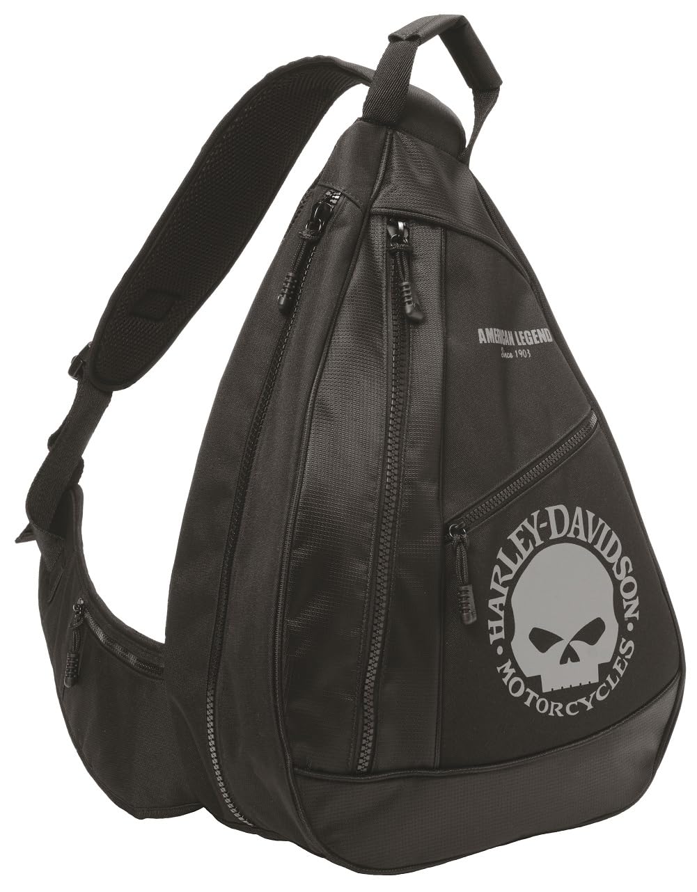 Harley Davidson Skull Sling Backpack Bp1957s Gryblk Desertcart INDIA