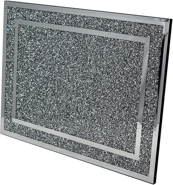 Chopping Board Heat Resistant Toughened Crystal Glass Cutting Board 35cm x 25cm x 2cm. Best for Meat, Vegetables, Tapas and Cheese. Professional Grade for Durability. Glass Worktop Saver- XL