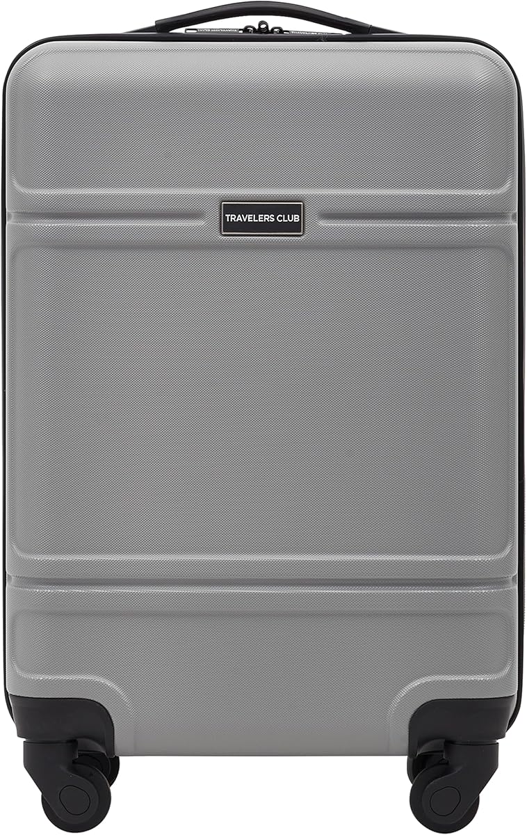 Travelers Club Skyline 20" Carry-On Spinner Luggage, Gray